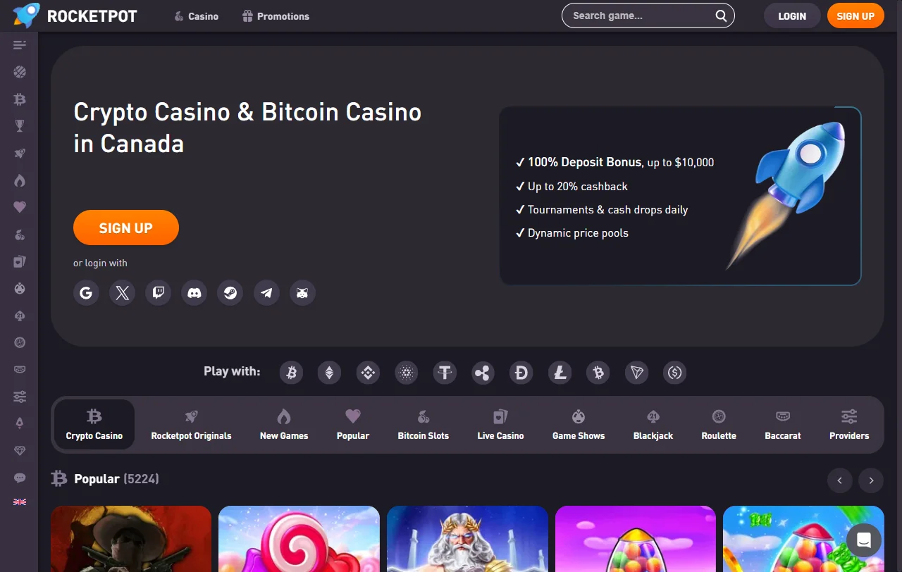 RocketPot casino análisis completo con enfoque en licencia, pagos y catálogo