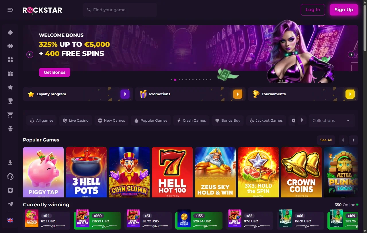 Rockstar casino análisis completo con enfoque en juegos y pagos