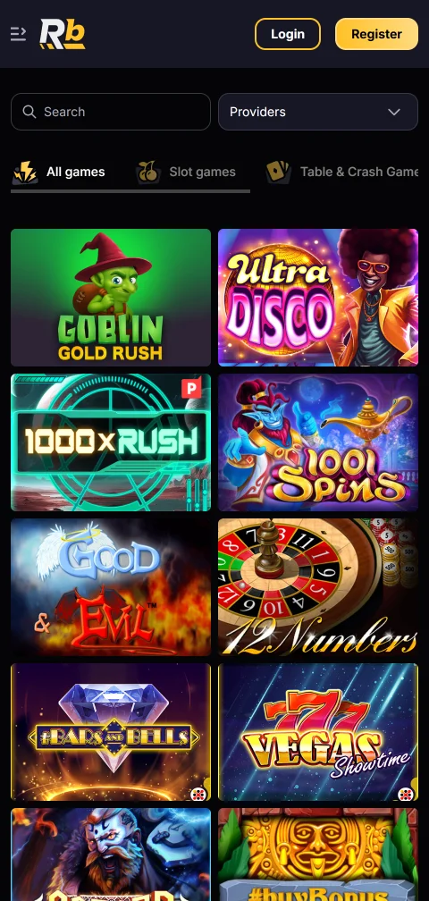 Roibets Casino métodos de pago y retiradas para España