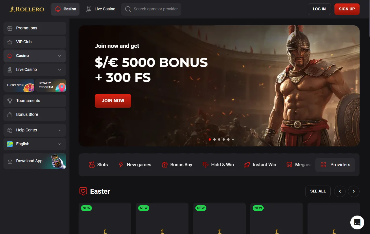 Rollero Casino análisis completo para jugadores de España