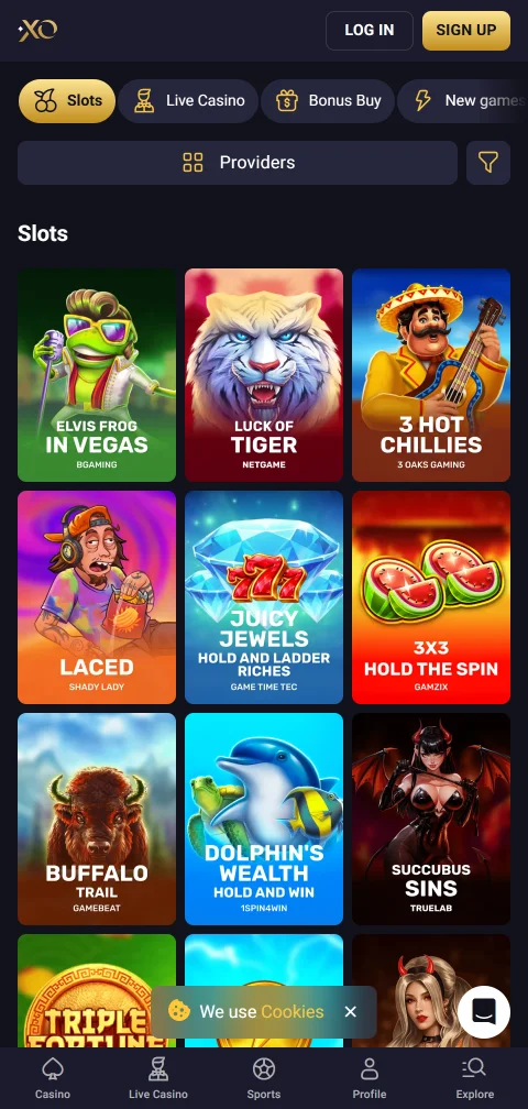 RollXo Casino métodos de depósito y retirada