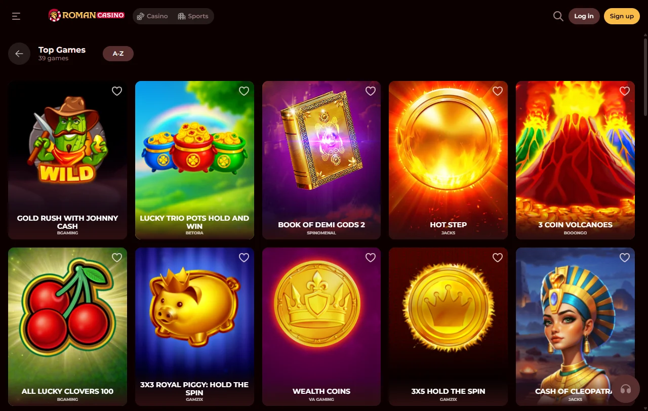 Bonos promociones bienvenida Roman casino España términos condiciones