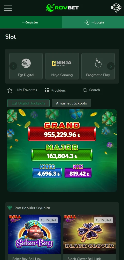 Rovbet Casino métodos de pago y retiradas seguras