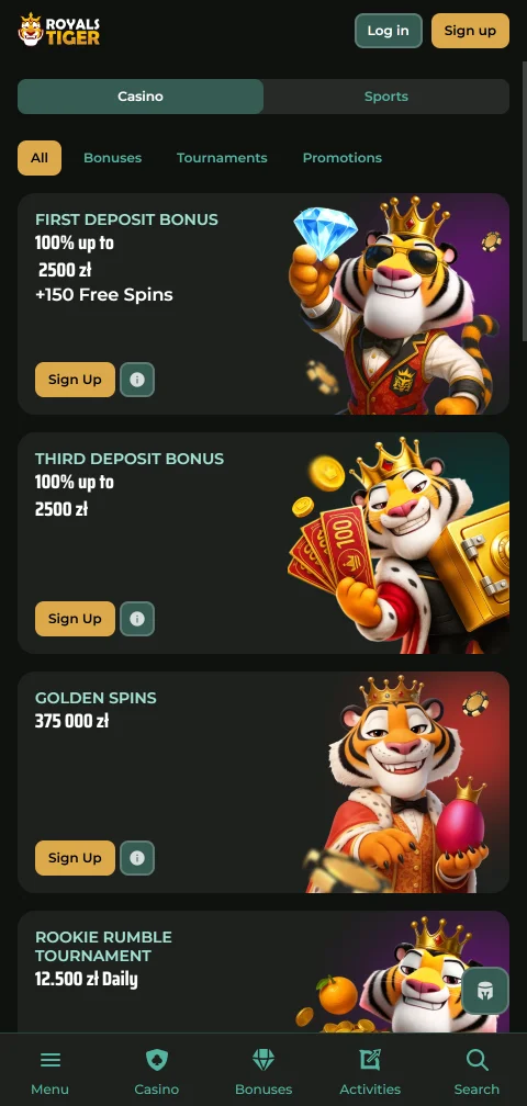 RoyalsTiger Casino evaluación de seguridad, licencia y protección del jugador