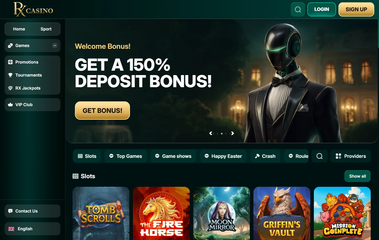 RX Casino análisis general para jugadores de España