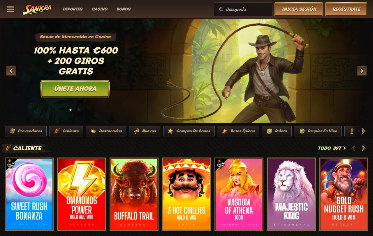 Análisis completo Sankra casino España catálogo y funciones España