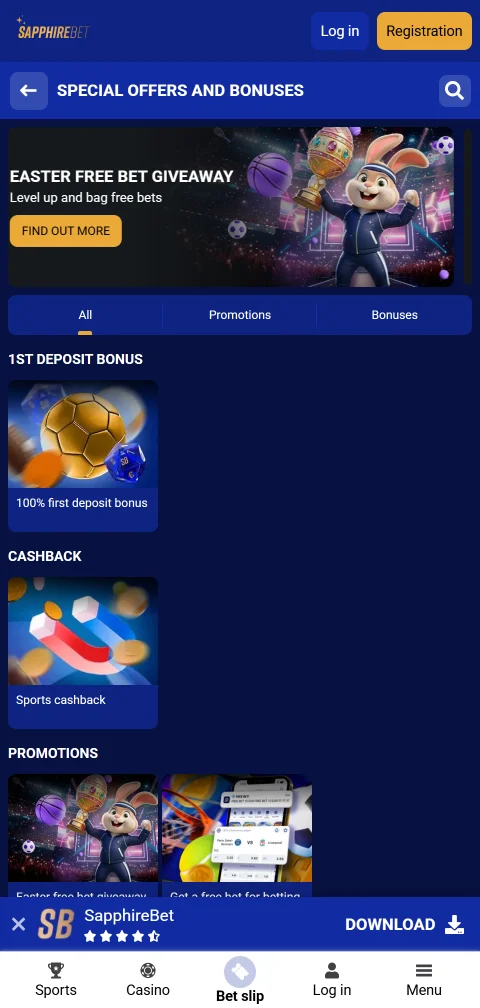 SapphireBet Casino depósitos, retiros y métodos de pago