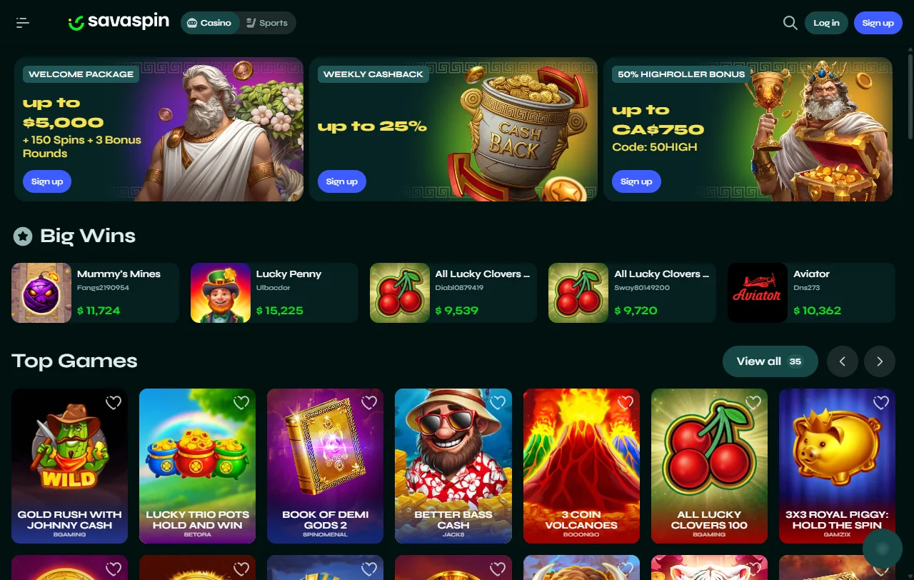 Savaspin Casino análisis general para jugadores de España
