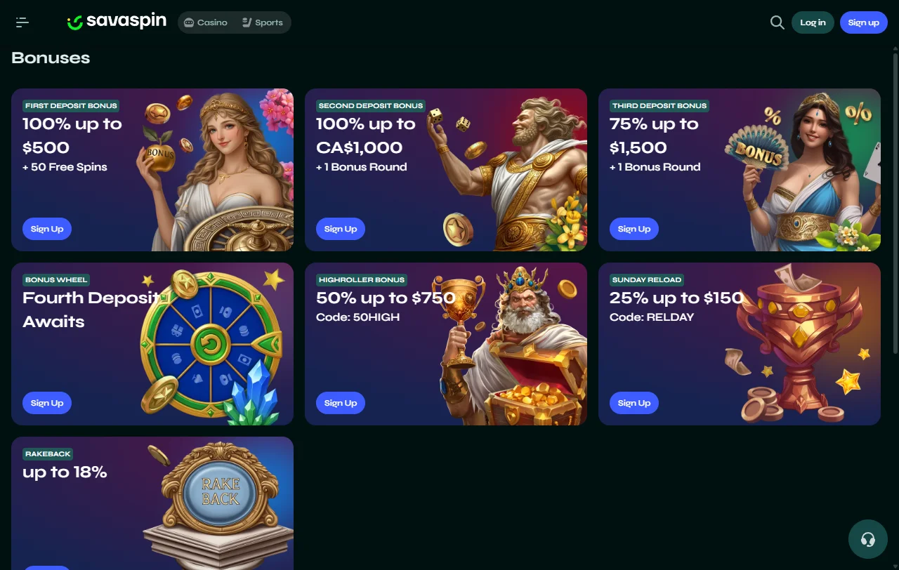 Savaspin Casino catálogo de juegos y proveedores destacados