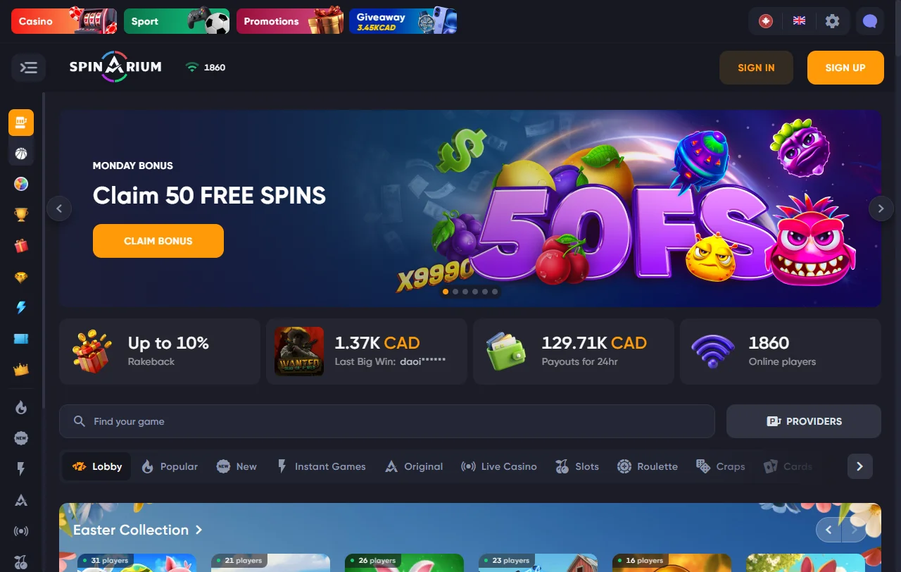 Spinarium Casino análisis completo para jugadores de España