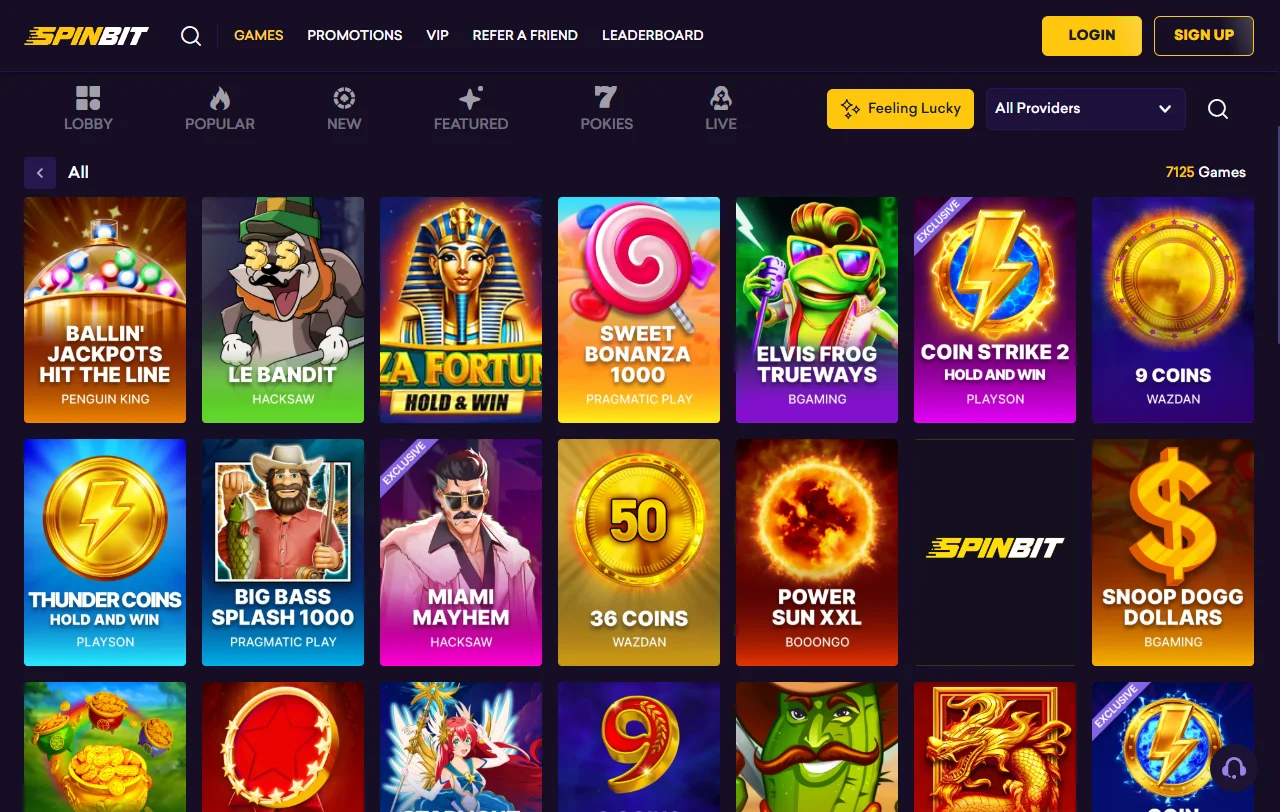Spinbit Casino juegos y catálogo revisados con criterio editorial
