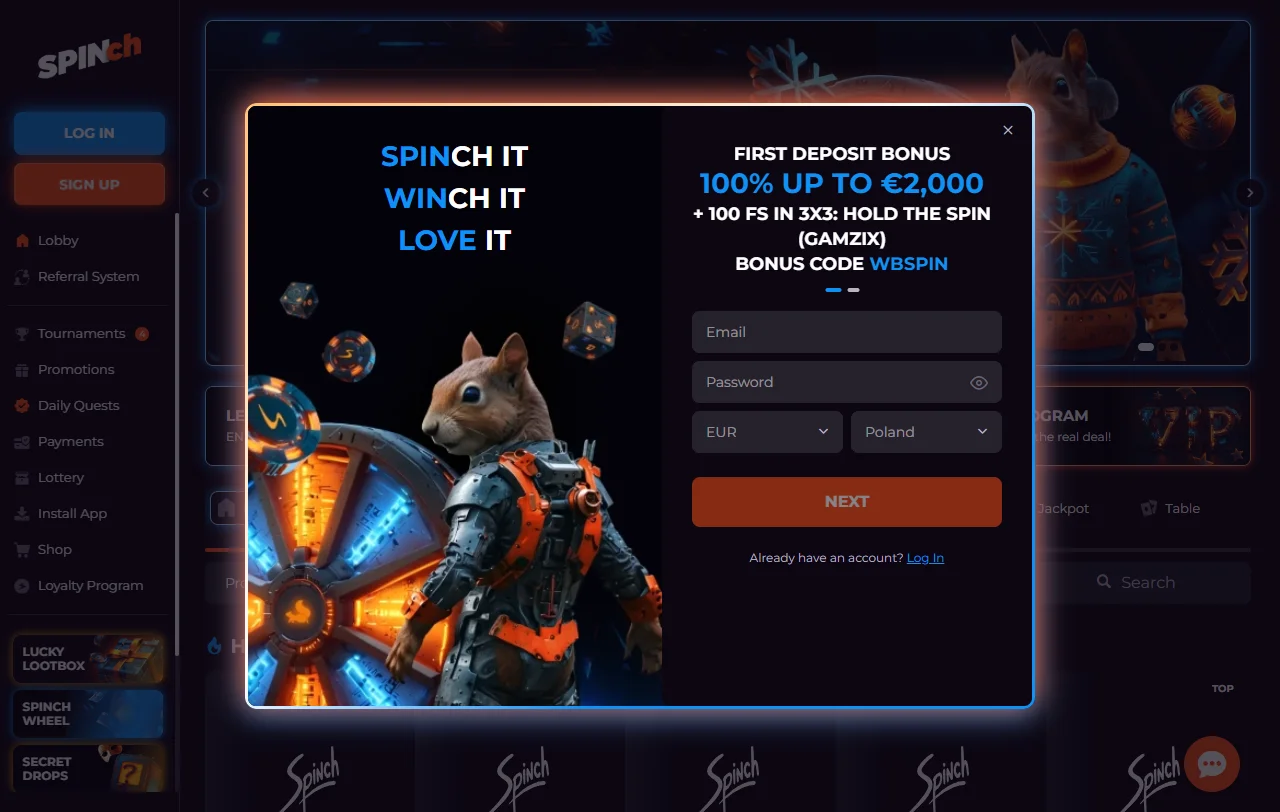 Análisis completo Spinch Casino España para jugadores españoles