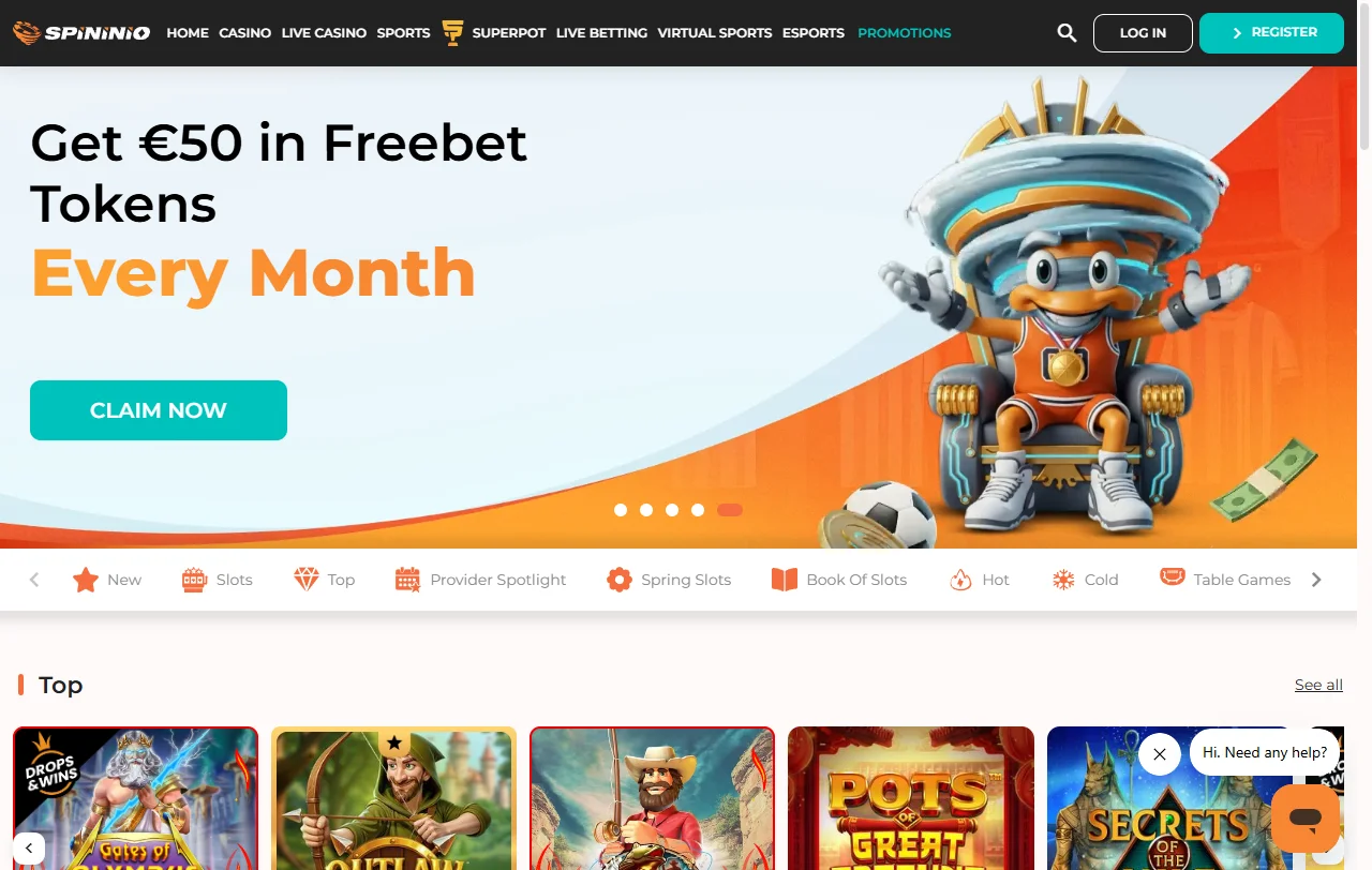 Análisis completo Spininio Casino España características España