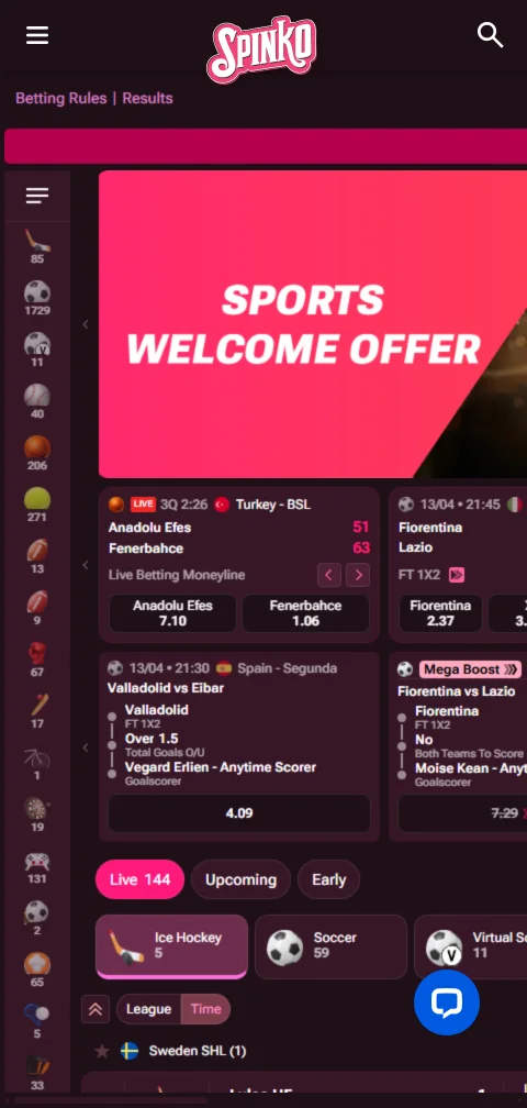 Licencia seguridad y protección en Spinko Casino España