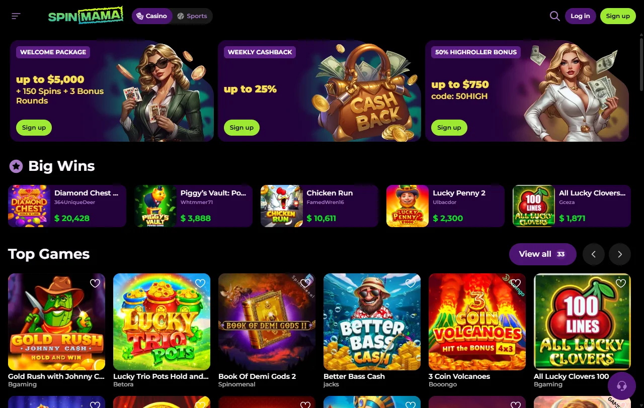 Análisis general de Spinmama Casino para jugadores de España