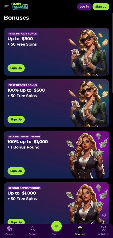 Métodos de pago y retiros explicados en Spinmama Casino