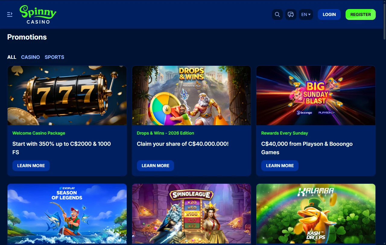 SpinnyCasino análisis completo para jugadores de España