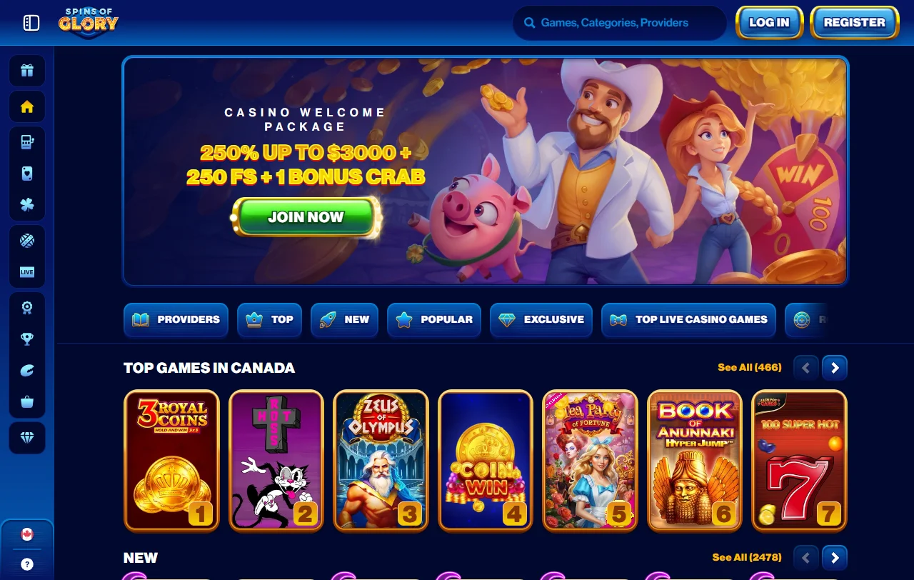 Análisis completo Spins of Glory Casino España para jugadores España