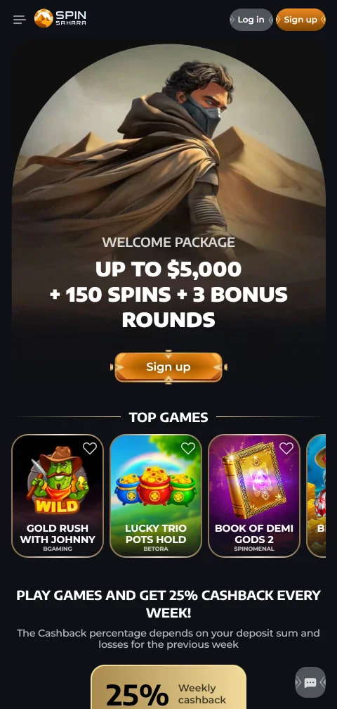 Juego móvil responsive SpinSahara Casino España accesible