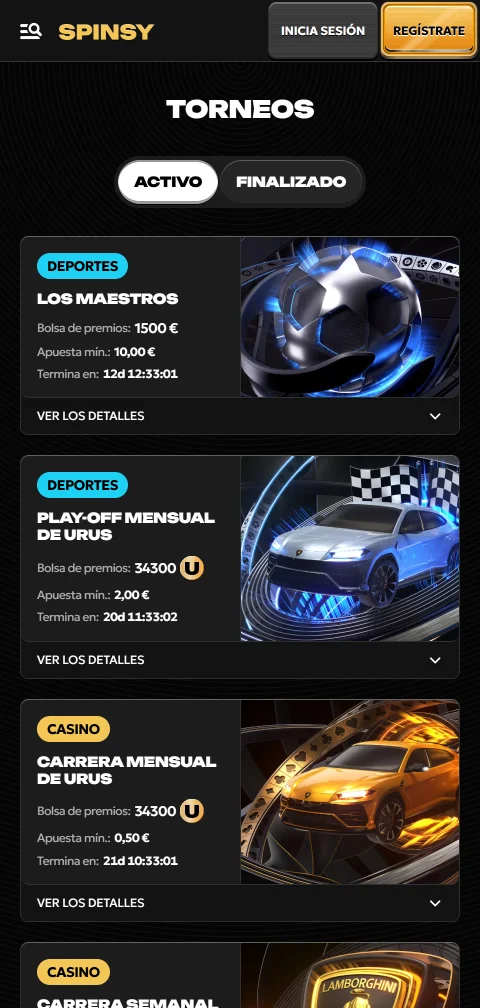 Licencias seguridad protección Spinsy casino España