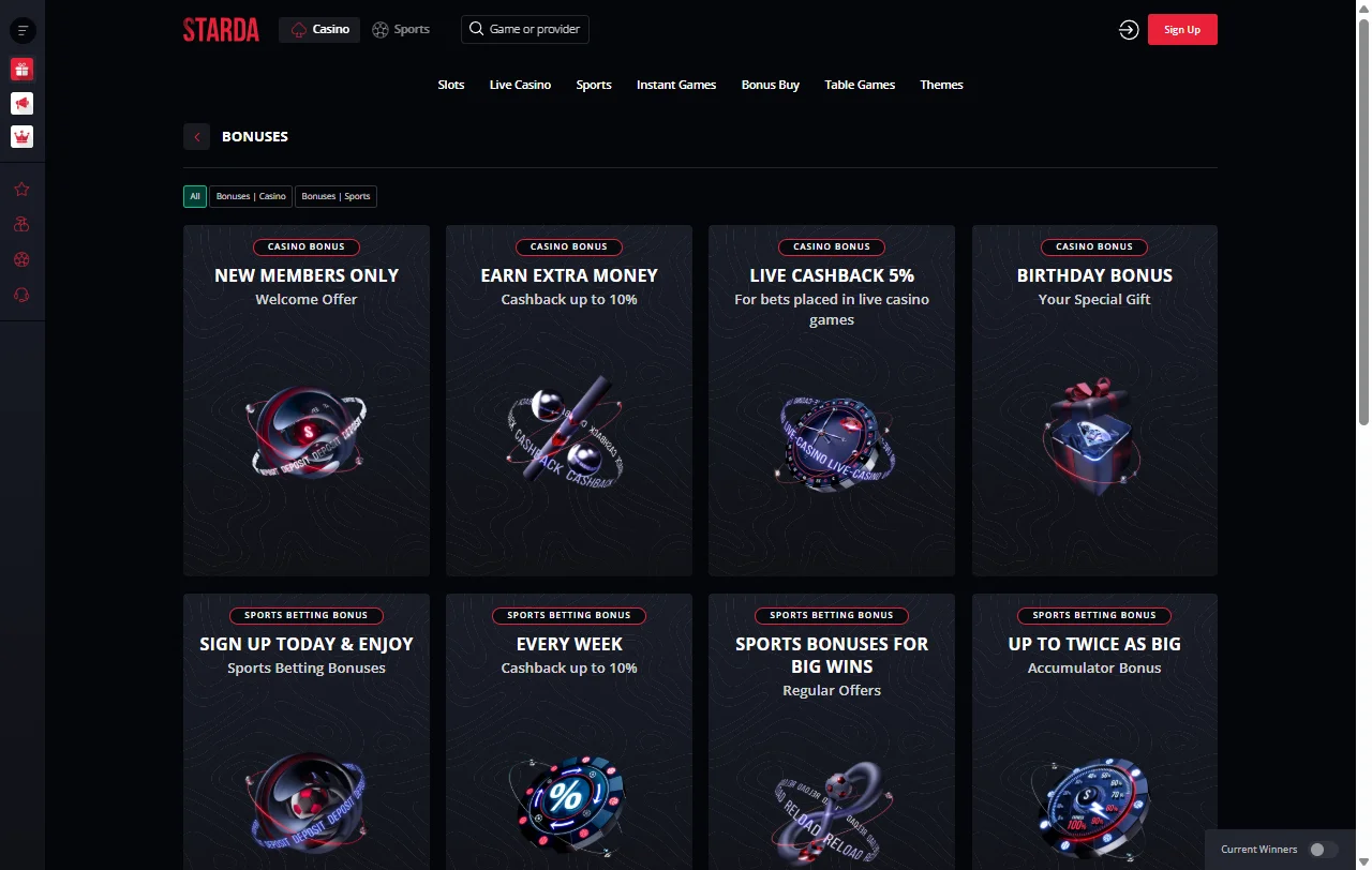 Starda Casino catálogo de juegos y proveedores destacados