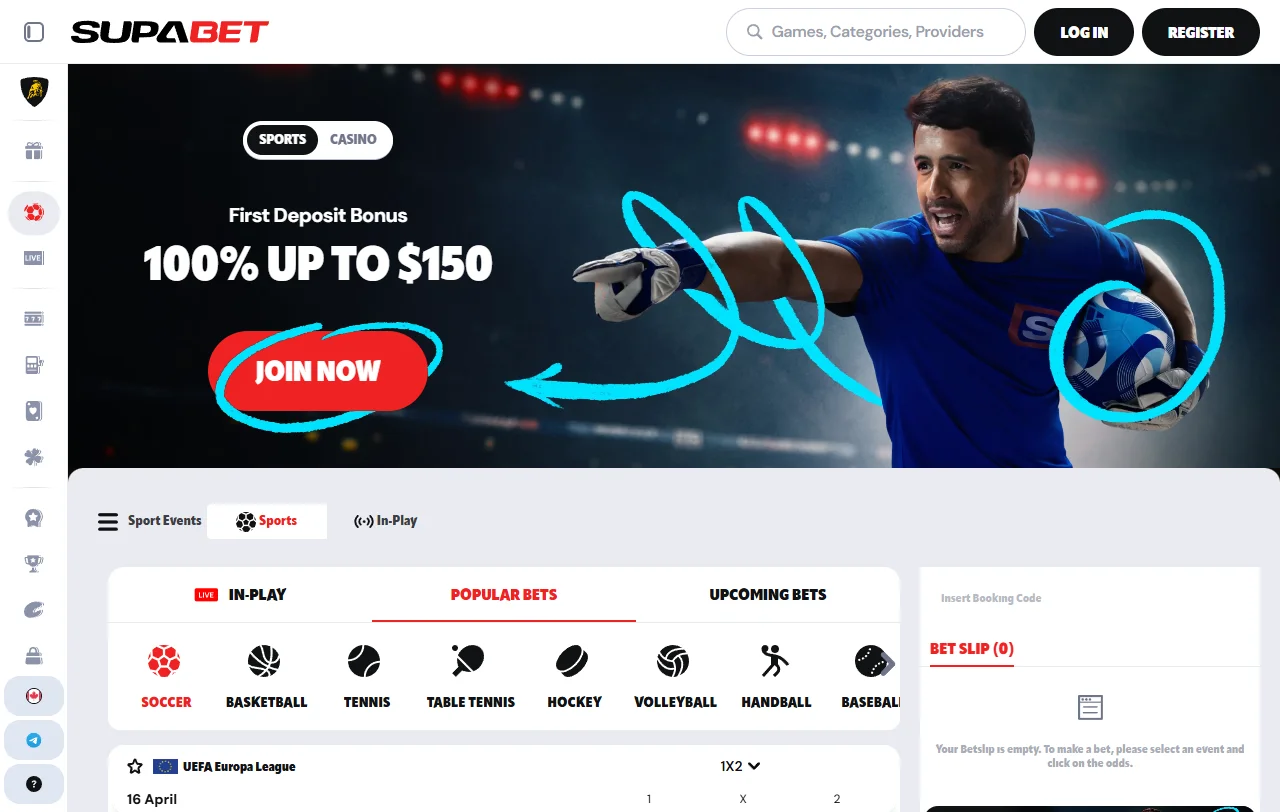 Selección juegos slots proveedores Supabet Casino España