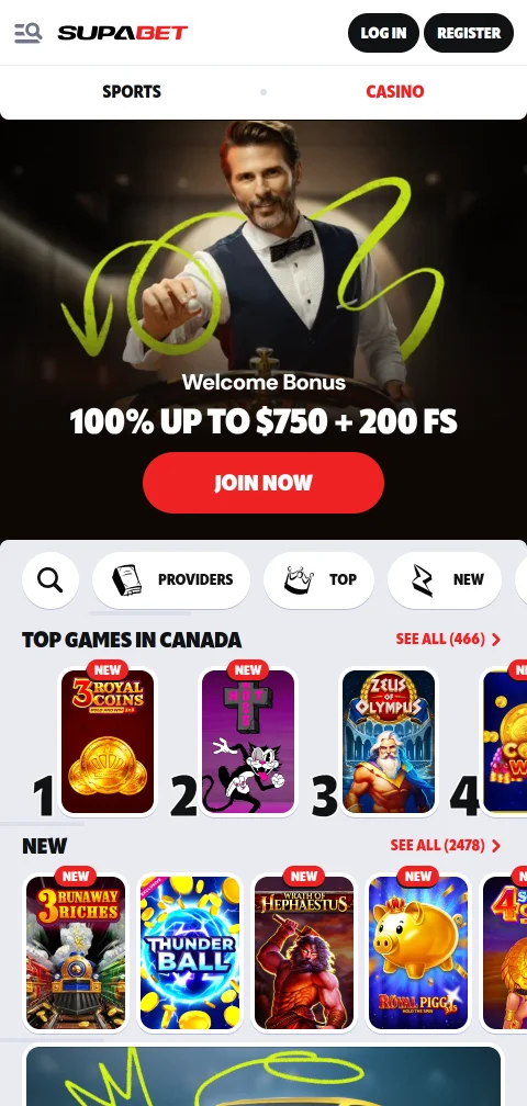 Versión móvil accesible Supabet Casino España dispositivos