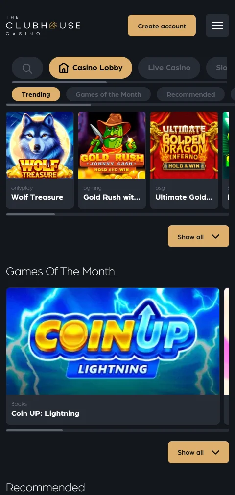 Métodos pagos retiros en The Clubhouse Casino España