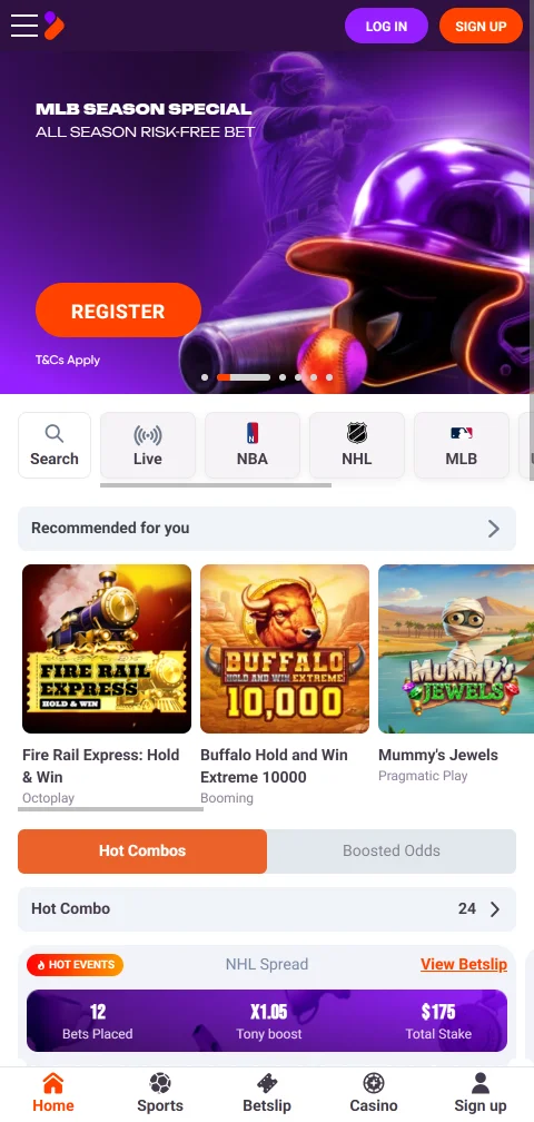 Tonybet Casino España móvil experiencia accesibilidad dispositivos