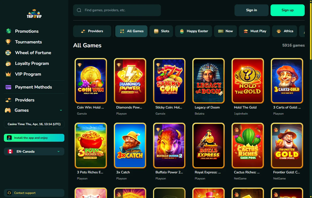 Bonos bienvenida promociones Trip2Vip Casino España España