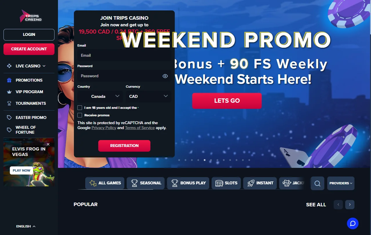 Trips Casino España análisis completo plataforma España