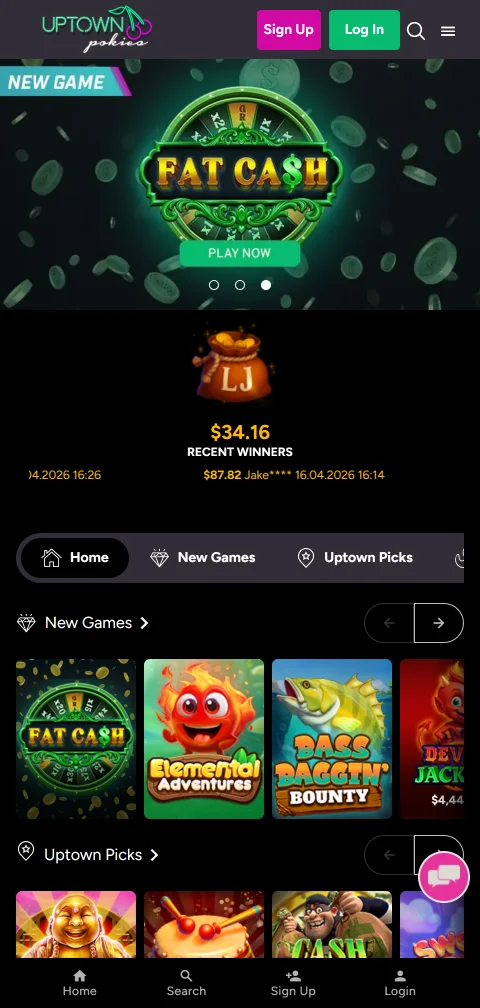 Acceso móvil Uptown Pokies Casino España compatibilidad smartphones