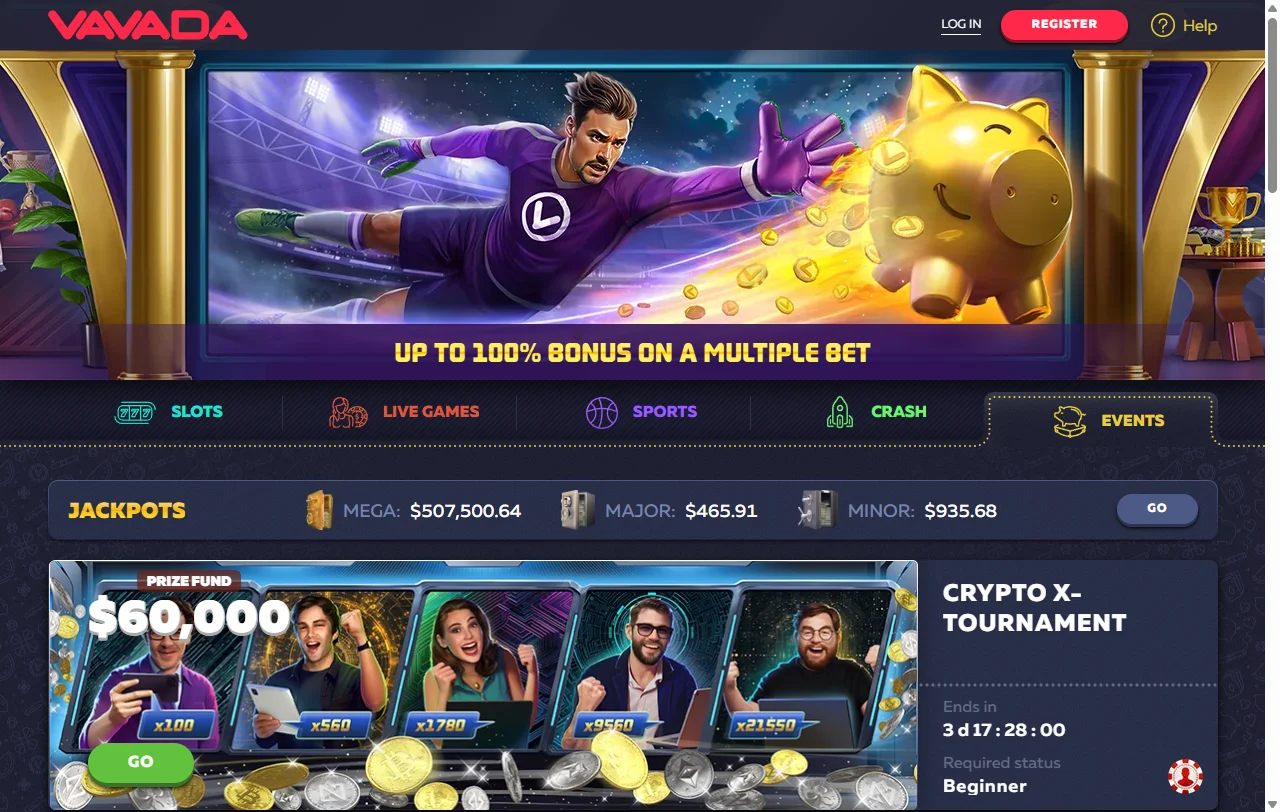 Vavada Casino catálogo de juegos, slots y vivo