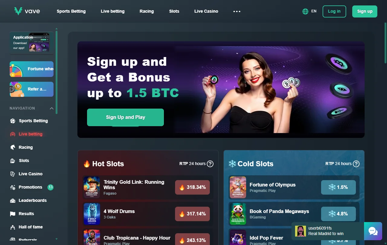 Vave casino análisis completo para jugadores de España