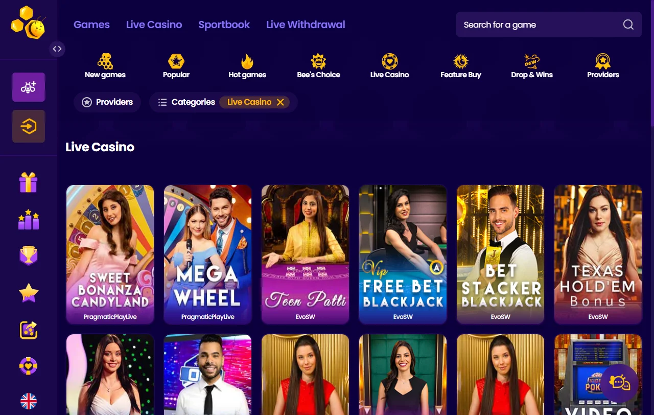 Bono de bienvenida y promociones disponibles en Wazbee casino España