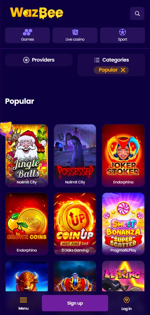 Métodos de depósito y retiro en Wazbee casino España para jugadores españoles