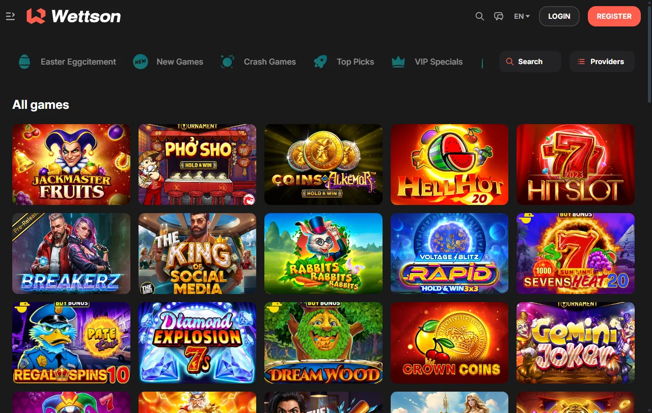 Bonos y promociones destacadas en Wettson Casino