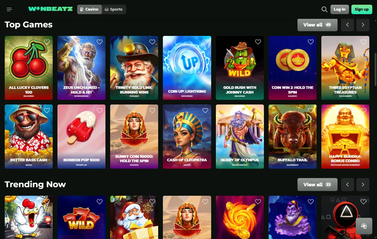 WinBeatz Casino bonos, promociones y condiciones de bienvenida