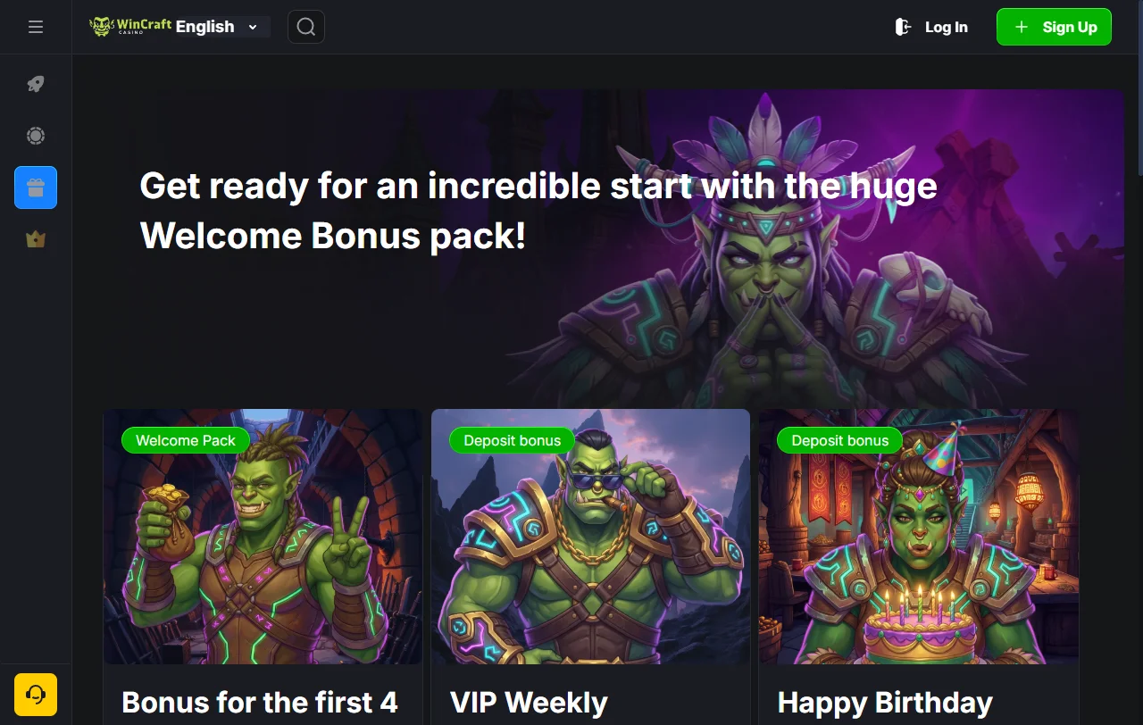 WinCraft Casino juegos, slots y catálogo de entretenimiento
