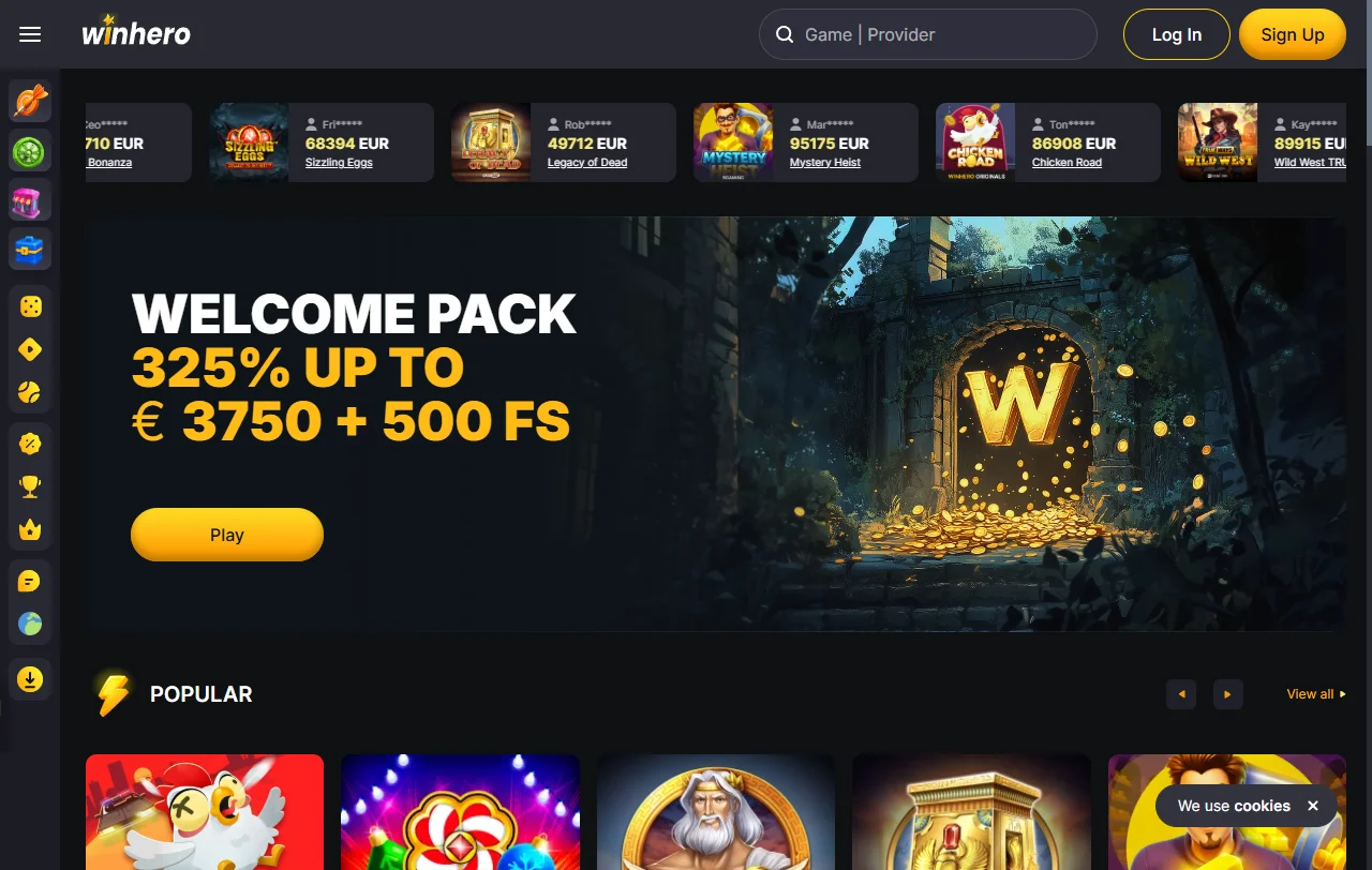 Winhero Casino análisis general para jugadores de España