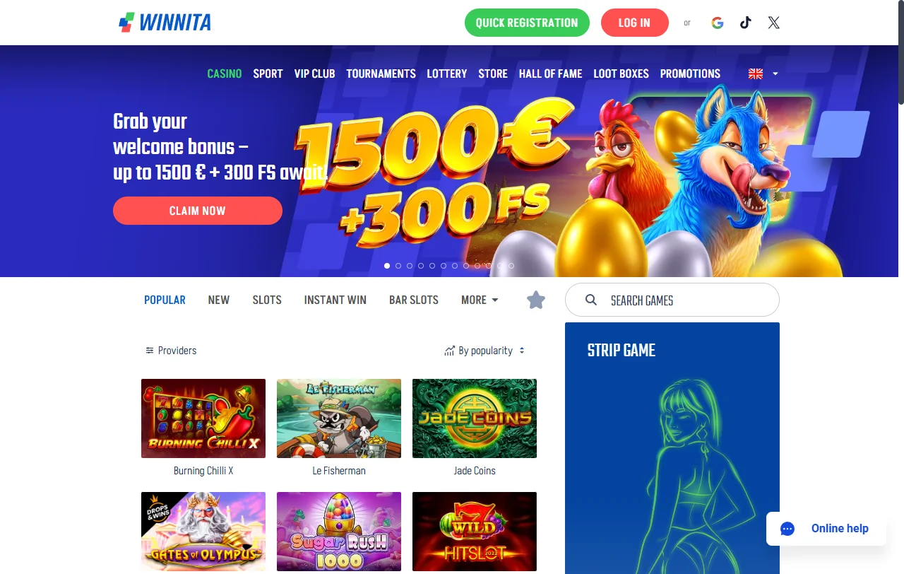 Winnita casino España análisis completo plataforma jugadores España